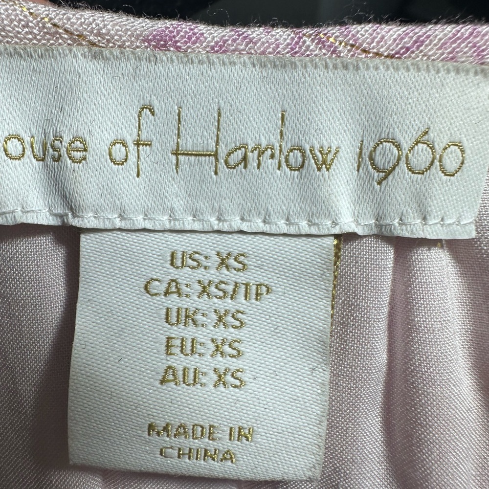 House of Harlow 1960 Pink Paisley Dress - Picture 5 of 5